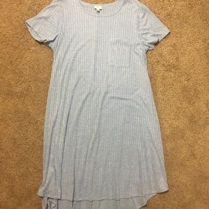 LulaRoe Light Blue Carly Dress.